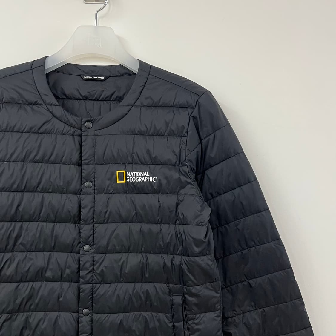 내셔널 지오그래픽 구스다운 블랙 경량패딩 상품이미지4