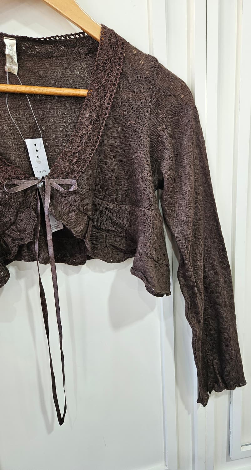  크롭 볼레로 가디건 상품이미지4