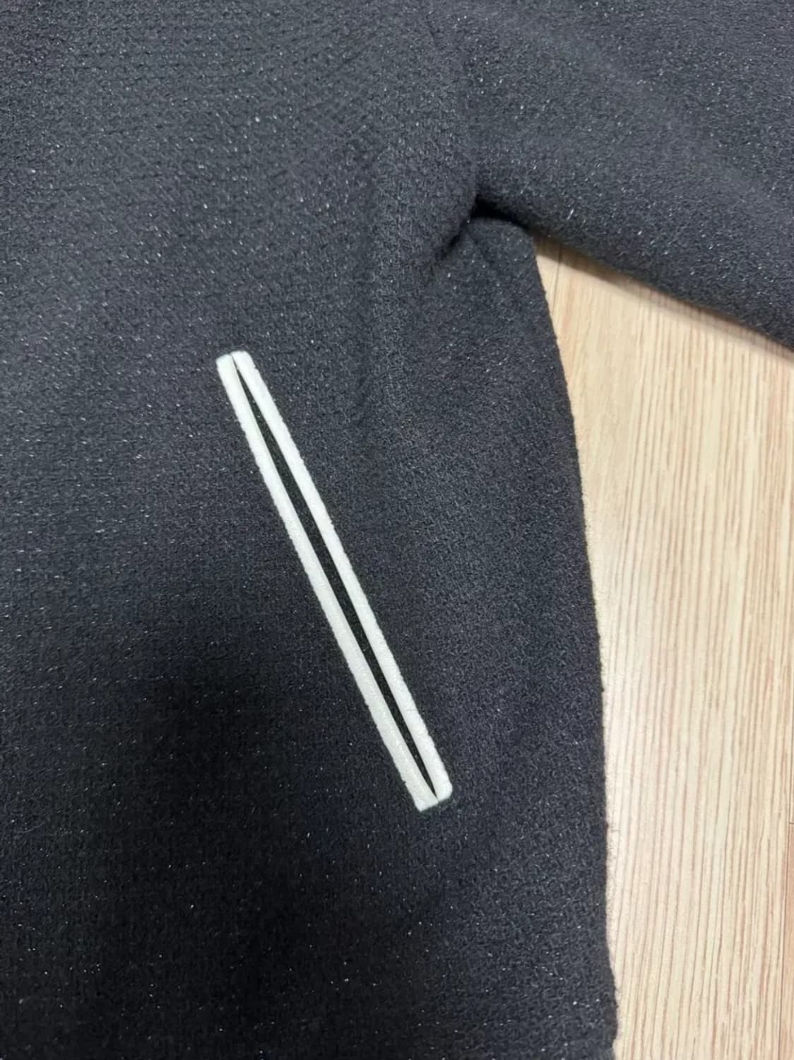 유스 블랙 트위드 자켓 M 상품이미지8