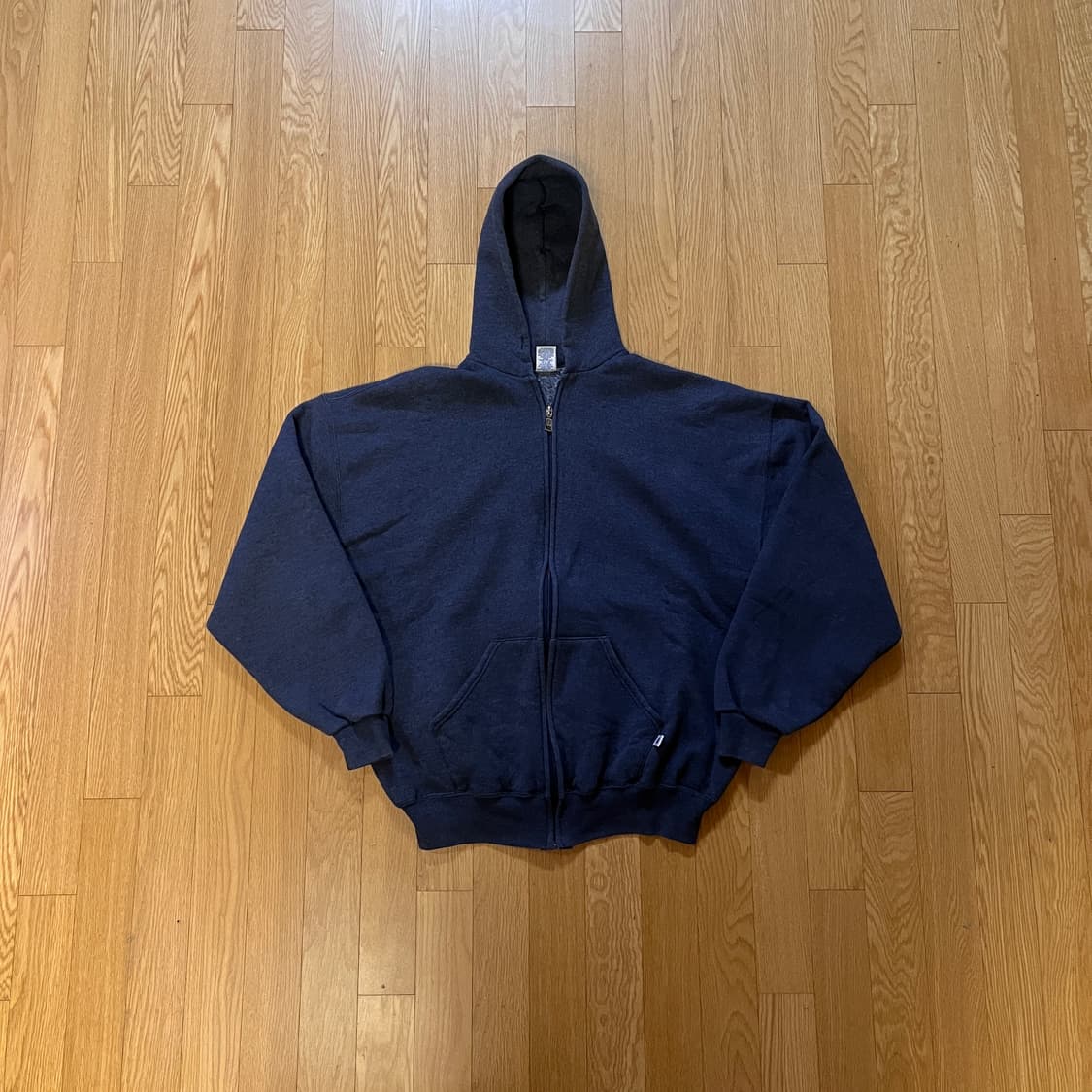 [XL] 90s 빈티지 러셀 후드집업 퍼플 그레이 상품이미지2