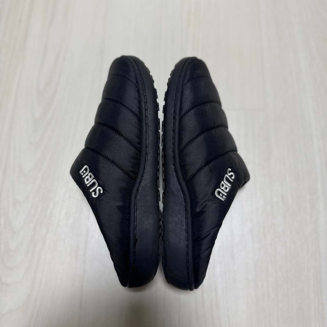 수부 패딩슬리퍼 블랙 0 상품이미지6