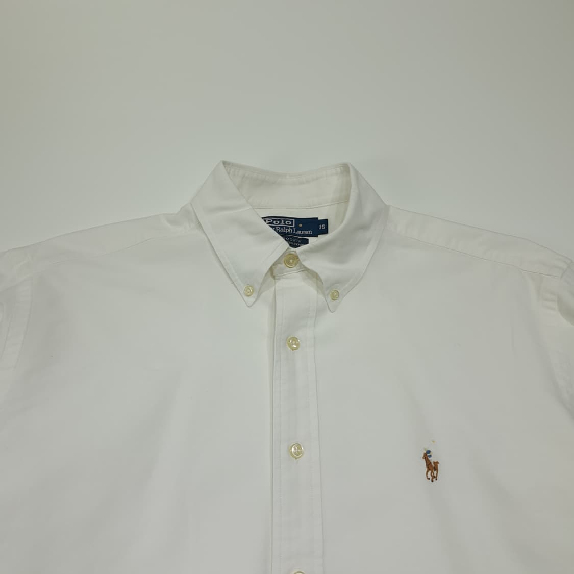 CL476 L 폴로 00s 코튼 옥스포드 멀티포니 화이트 셔츠 남방 상품이미지2