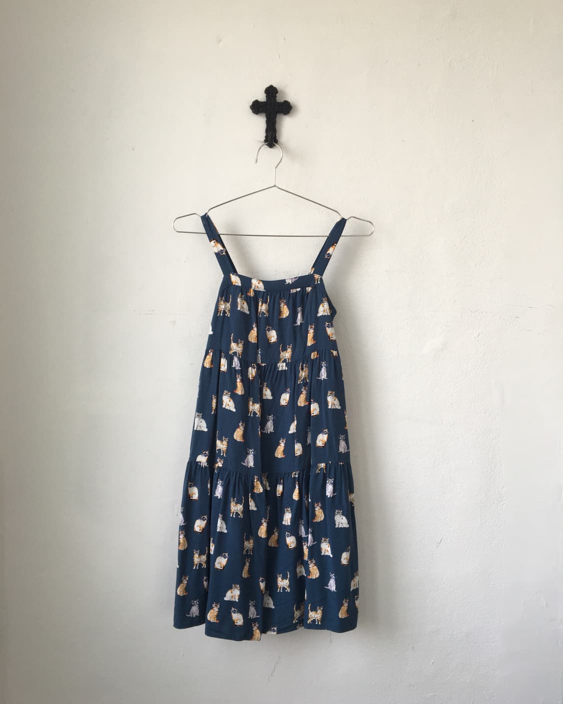 Cat pattern sleeveless one piece 상품이미지2