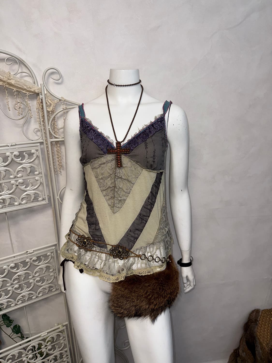 Ash purple fairy lace sleeveless 상품이미지2