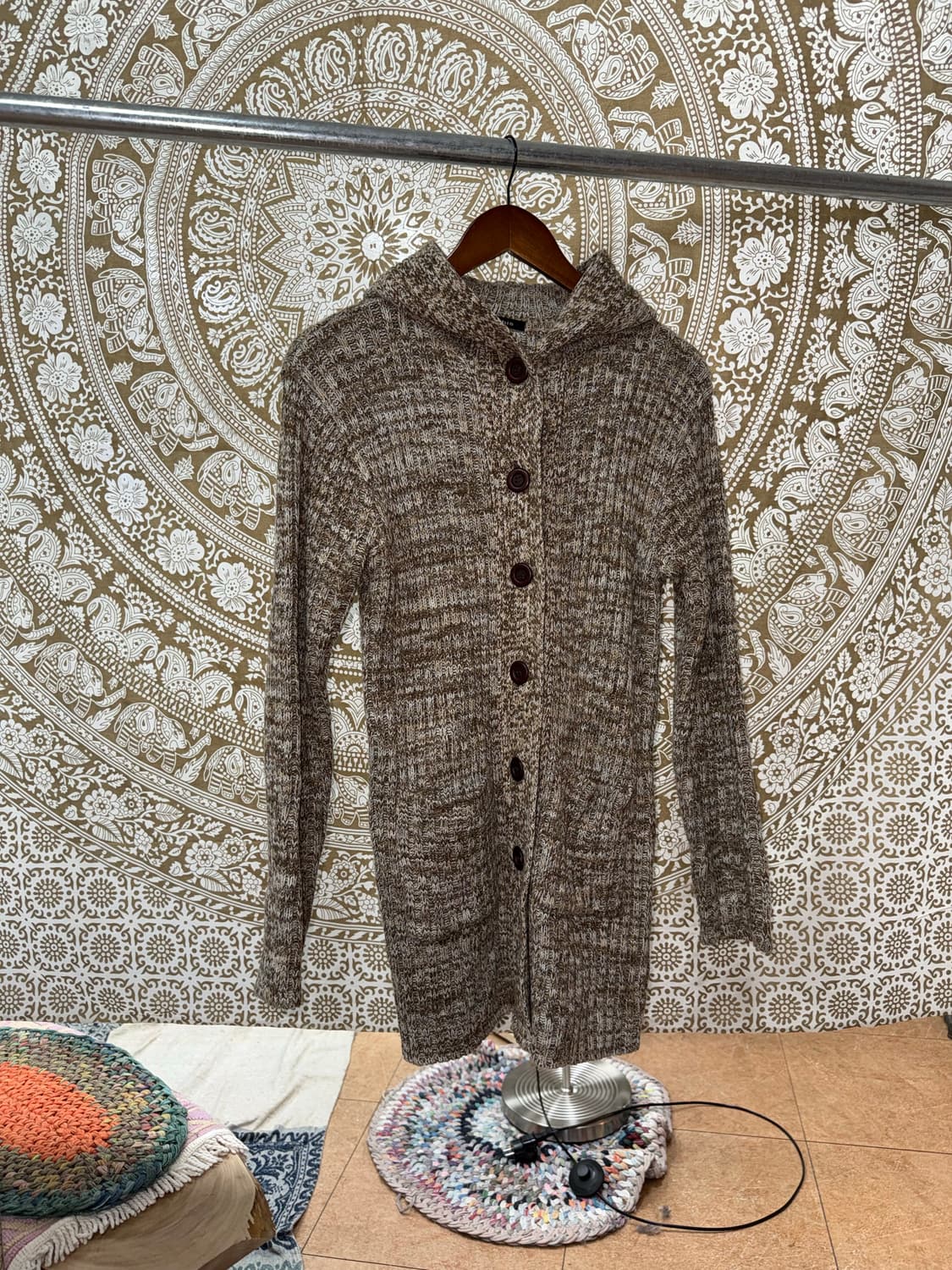 빈티지 여성 롱 니트 가디건  상품이미지3