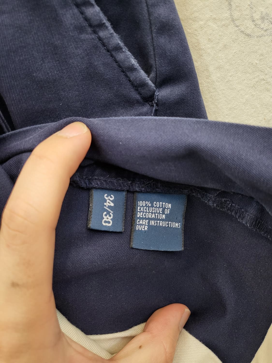 폴로 랄프로렌 네이비 면바지 남성 바지 상품이미지5