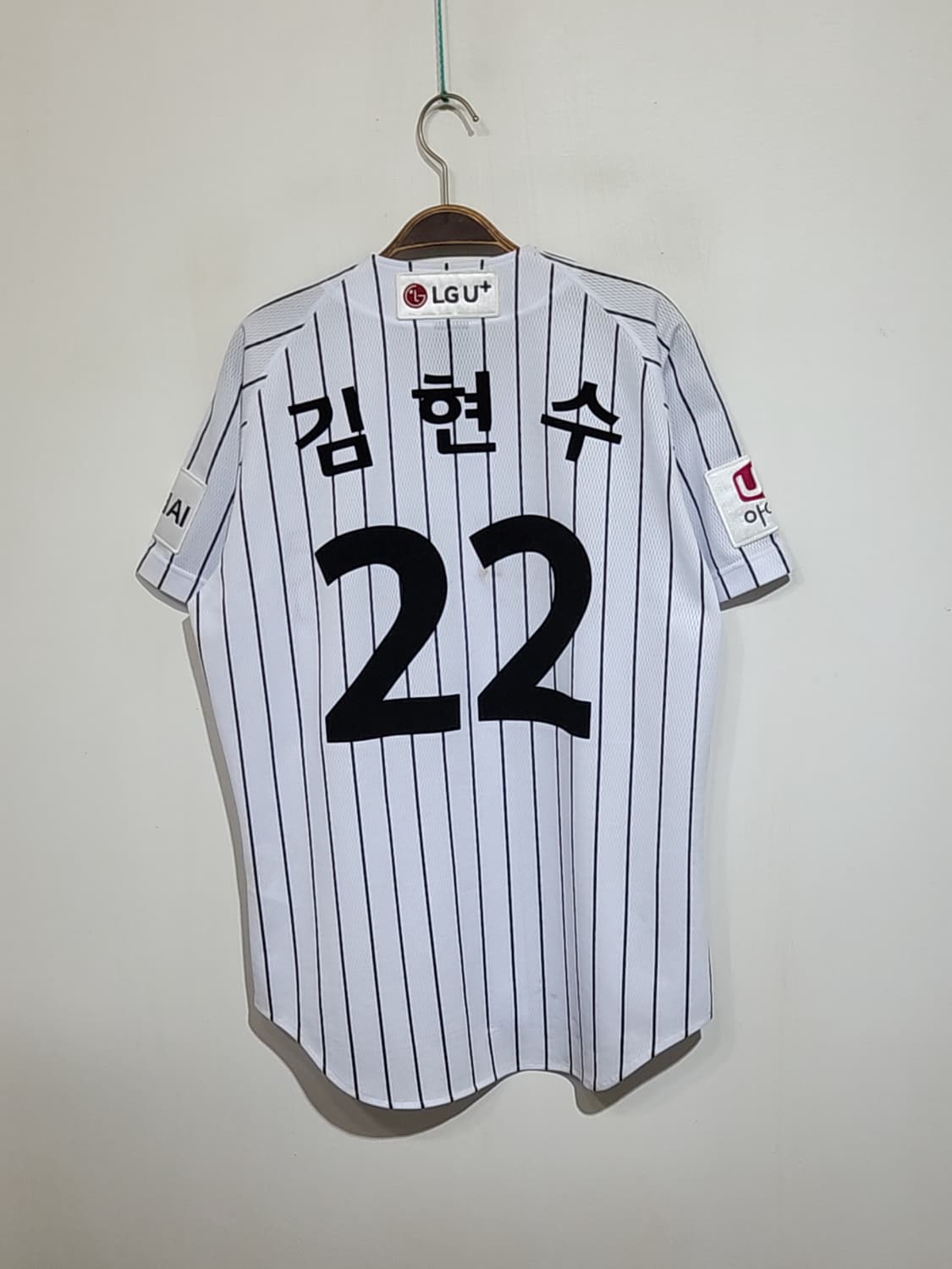 (L) 엘지트윈스 야구져지 반팔 LG 김현수 마킹 유니폼  상품이미지6