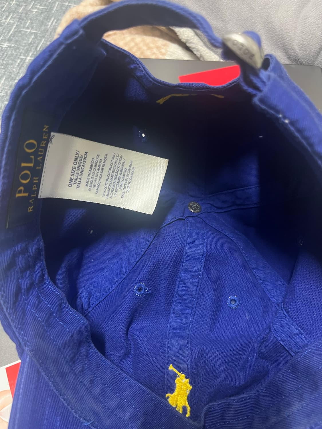 폴로 랄프로렌 치노 볼캡 상품이미지2