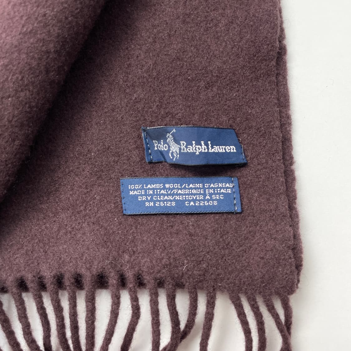 [중고] 폴로 랄프로렌 브라운 램스울 머플러 상품이미지3
