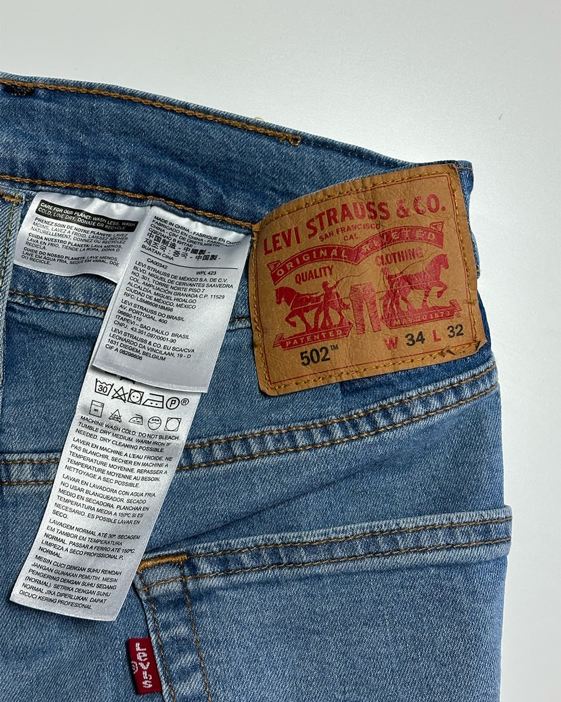 리바이스 502 데님 팬츠 상품이미지3