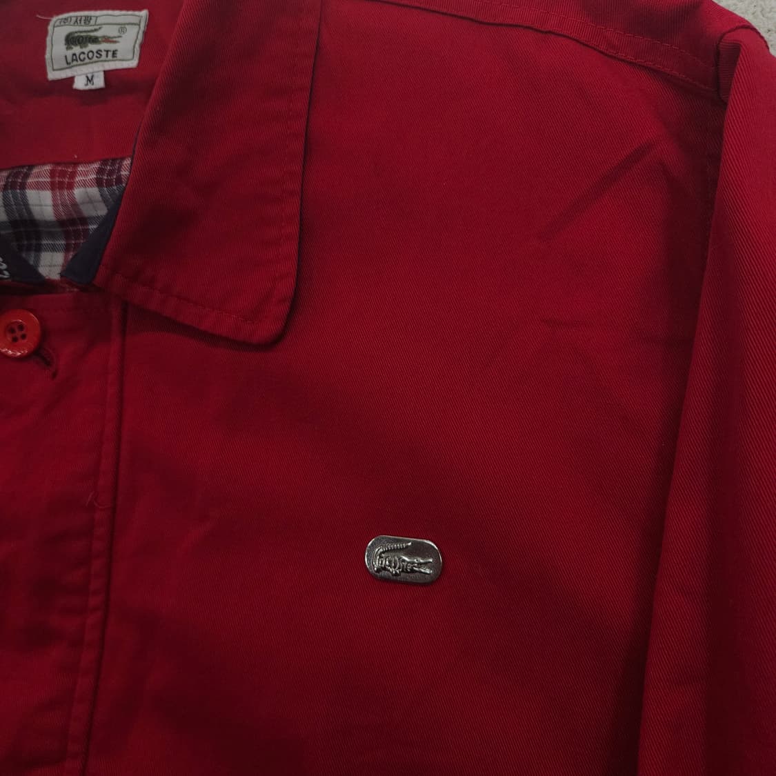 90s 라코스테 블루종 M 상품이미지3