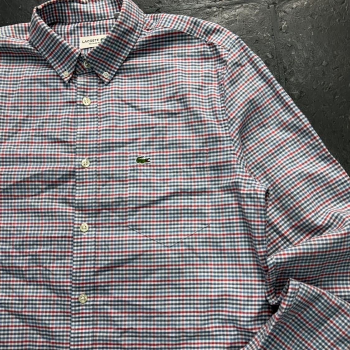 95 라코스테 체크 셔츠 상품이미지2