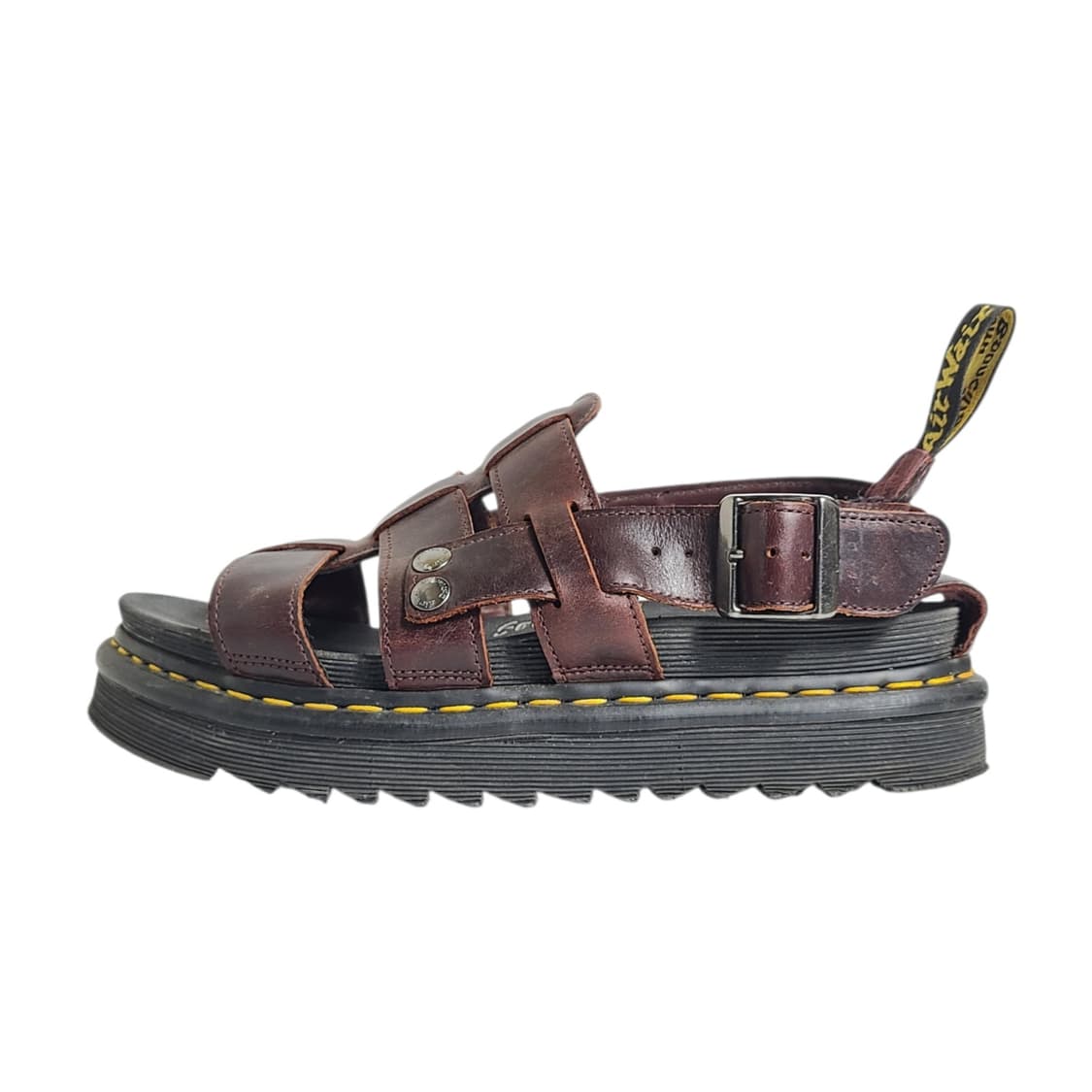 270-275) Dr.martens 닥터마틴 테리 스트랩 샌들 브라운 상품이미지3
