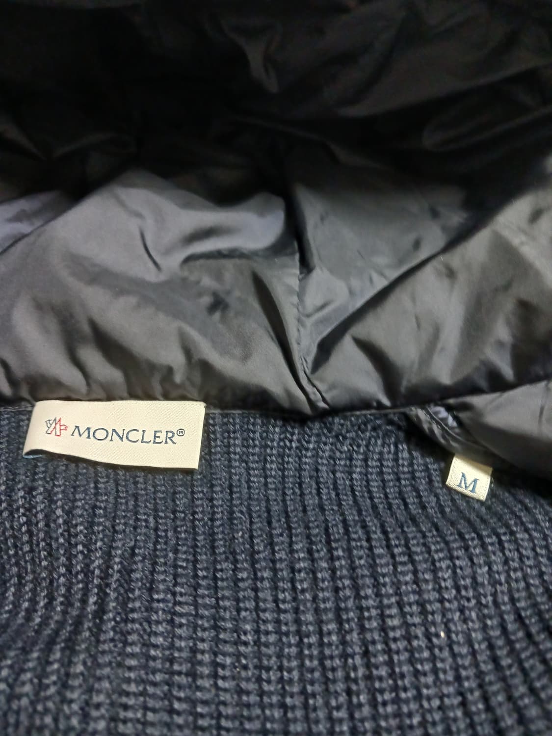 신세계백화점구매{정품}몽클레어 니트패딩 후드집업 상품이미지8