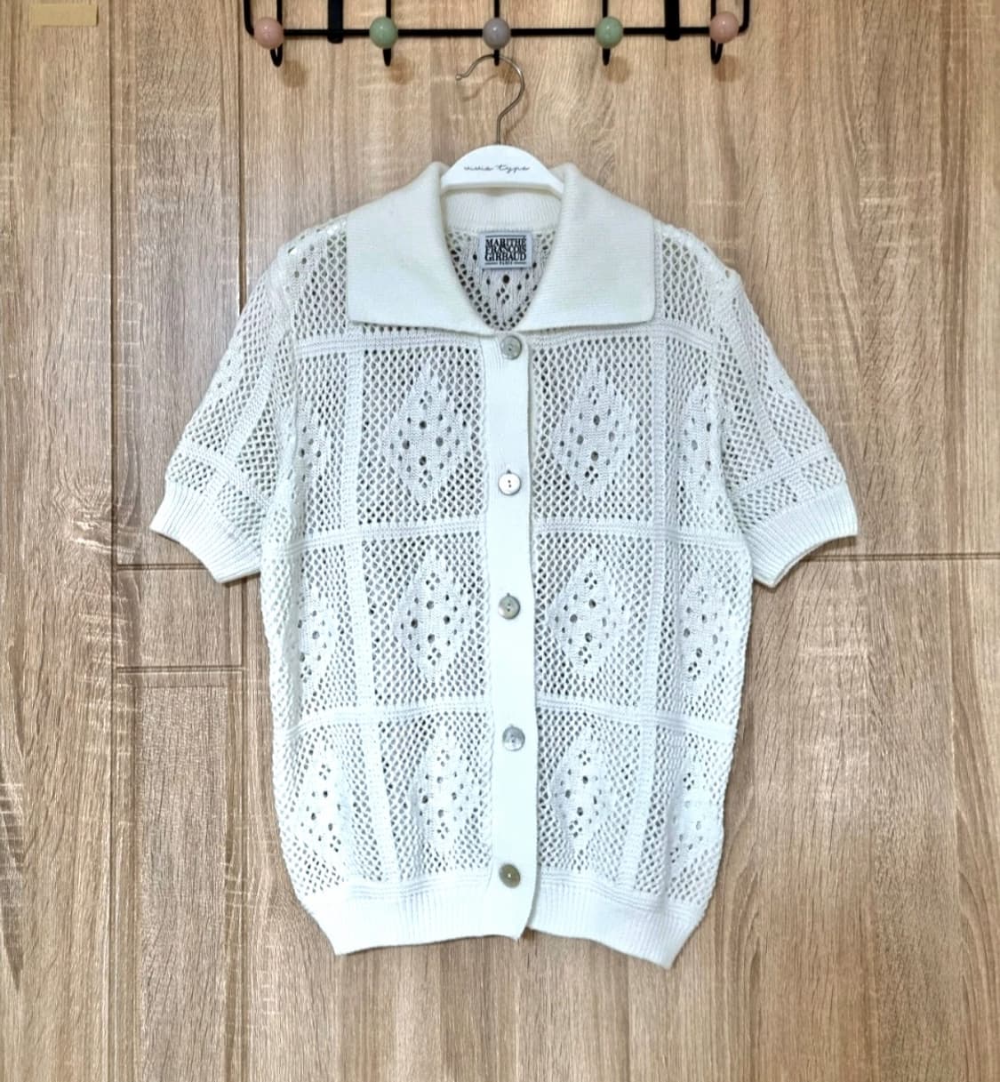 마리떼프랑소와저버 반팔 니트 가디건 상품이미지1