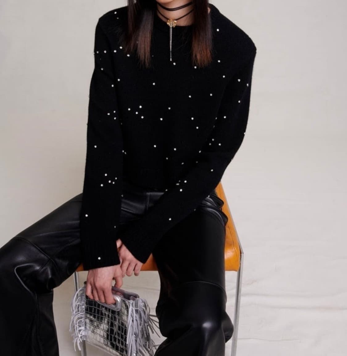 마쥬 펄 니트 1사이즈 새상품 상품이미지2