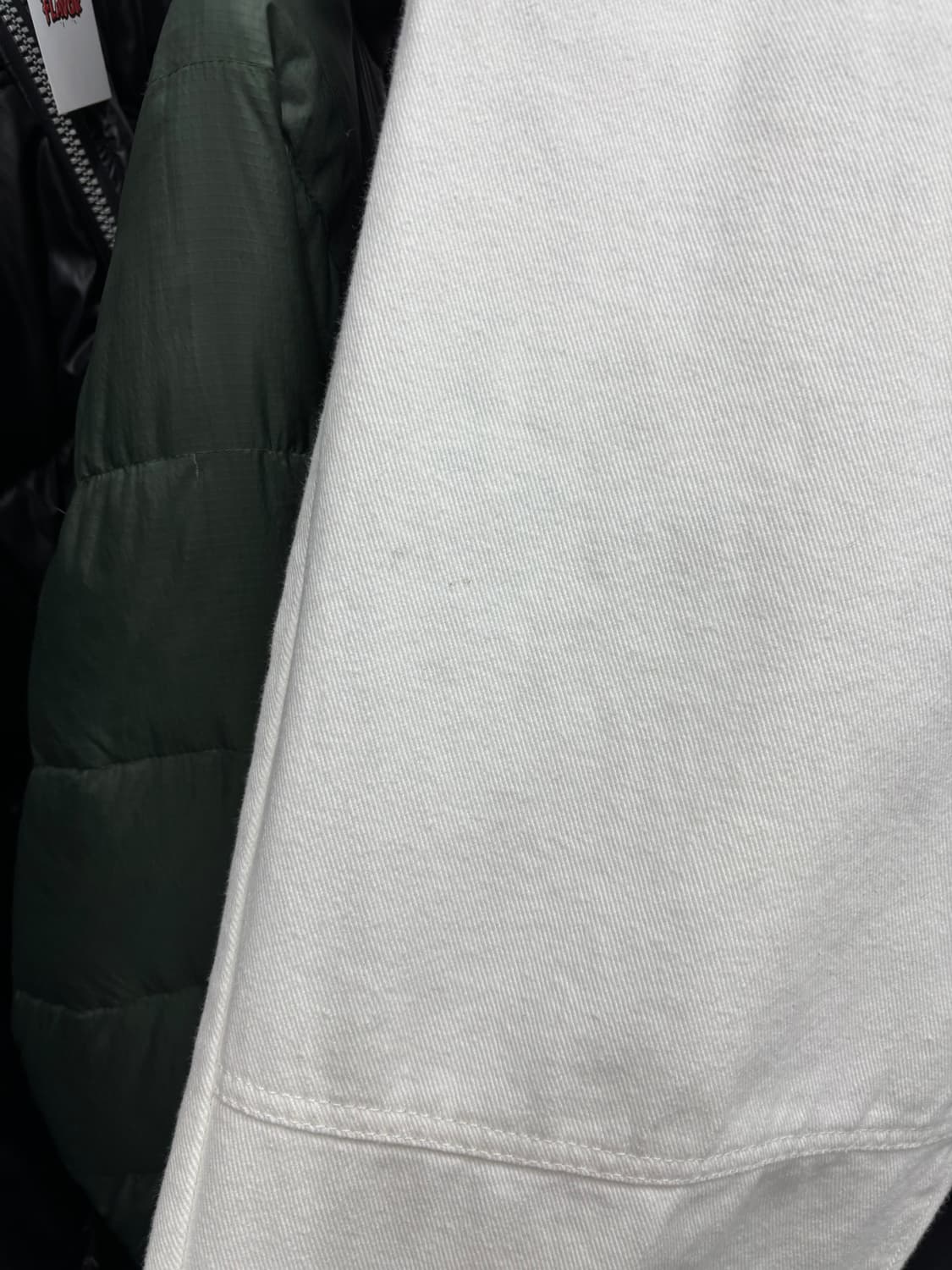 팔라스 덕 화이트 데님팬츠 상품이미지9