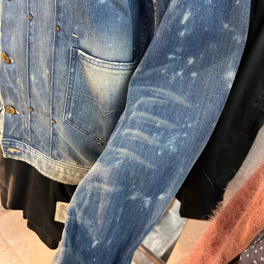 Diesel Dirty Washed Denim Jacket 상품이미지5