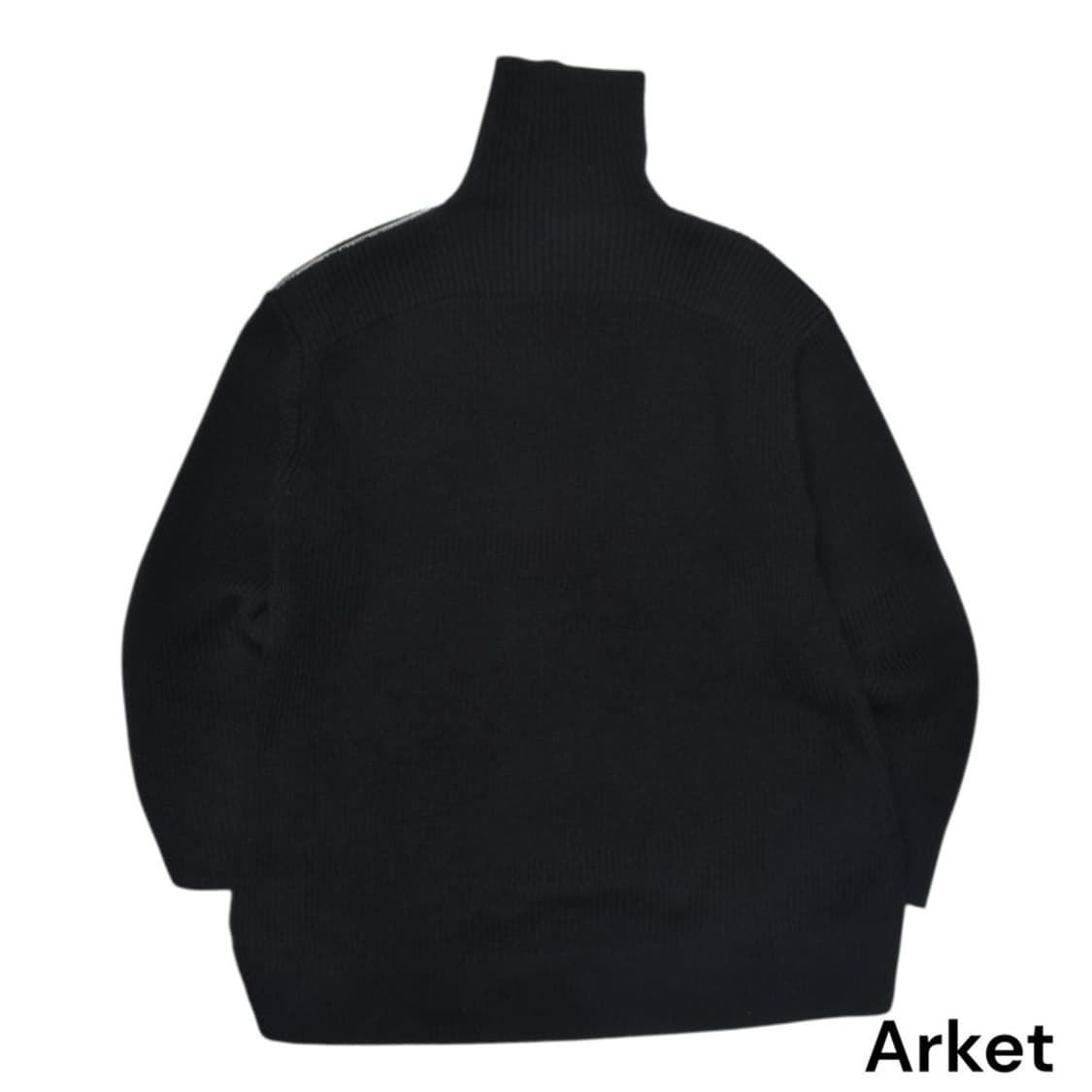 아르켓 사선지퍼 터틀넥 골지 니트 S 상품이미지1
