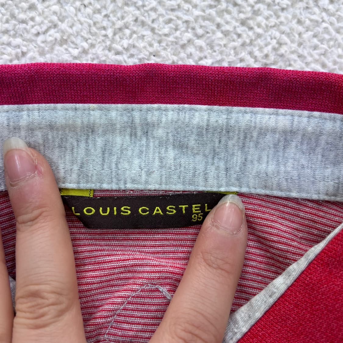 95 루이까스텔 남성 반팔 카라 티셔츠 0403E 상품이미지3