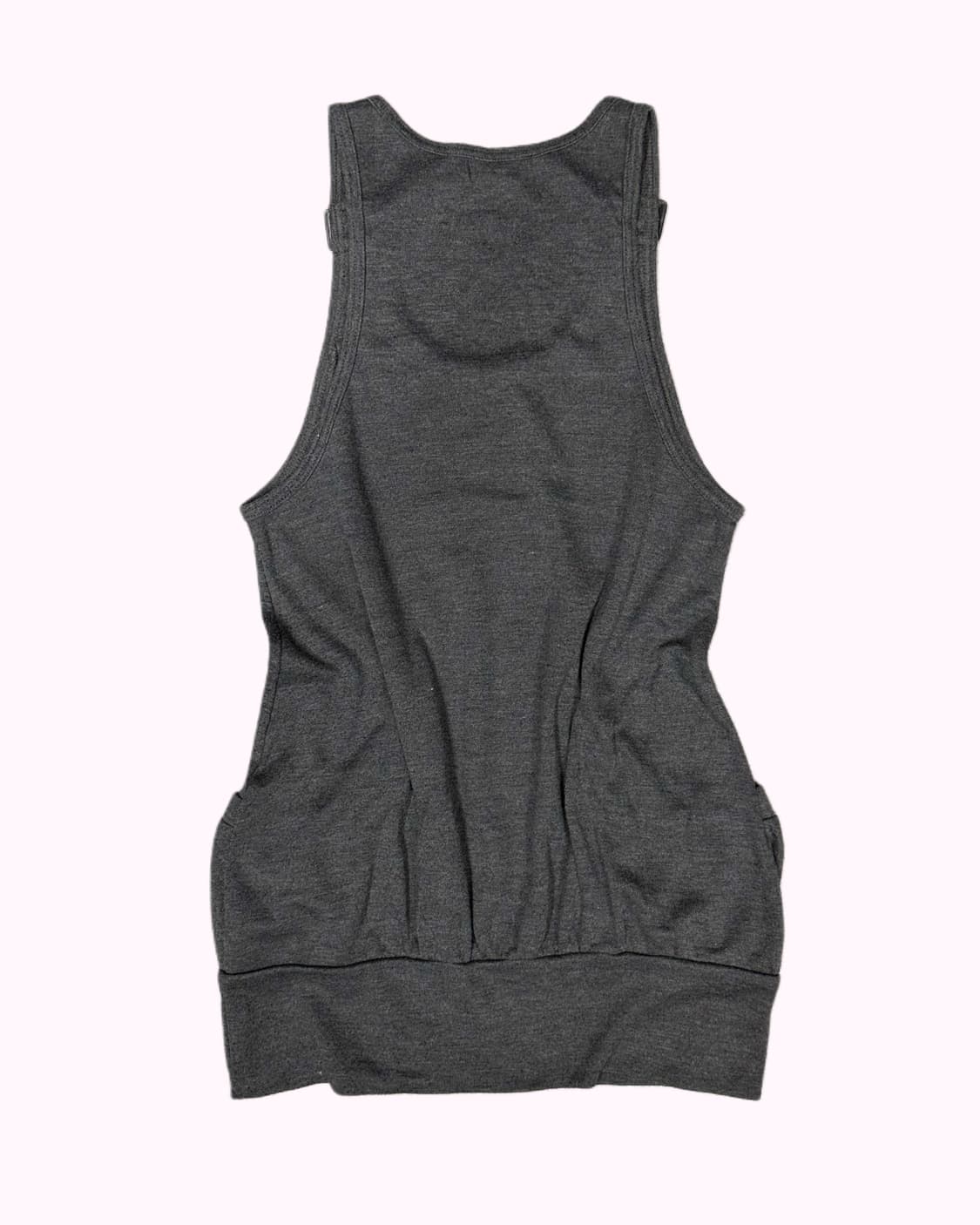 charcoal strap pocket sleeveless 상품이미지4