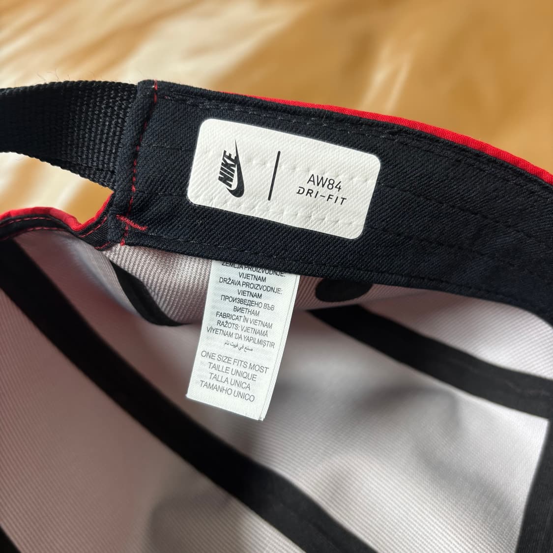 나이키 언더커버 NRG AW84 러닝캡 캠프캡 모자 레드 상품이미지8