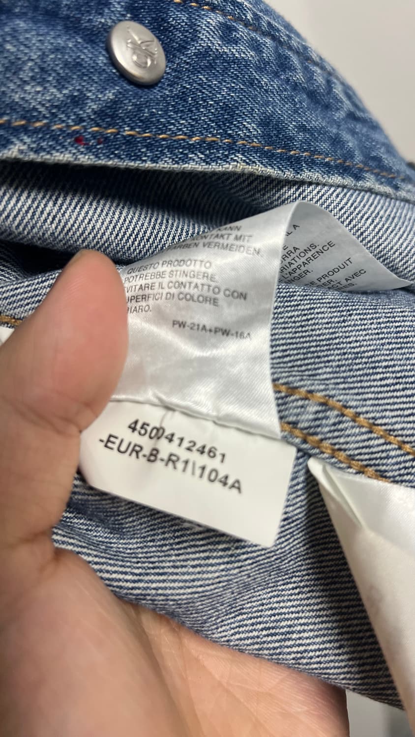 캘빈클라인 손흥민 데님자켓  xxl 상품이미지7