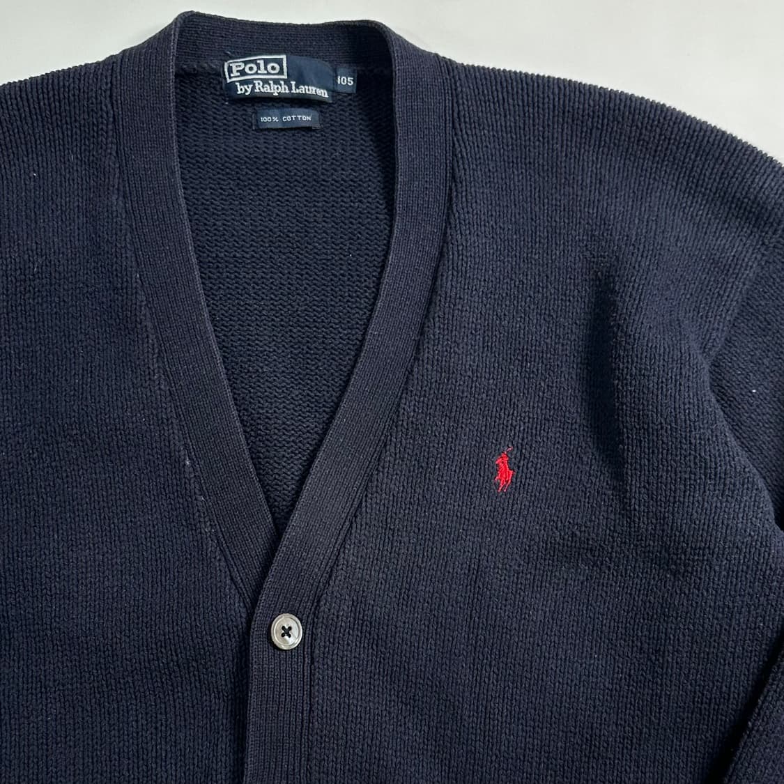 폴로 랄프로렌 네이비 코튼 가디건  상품이미지4