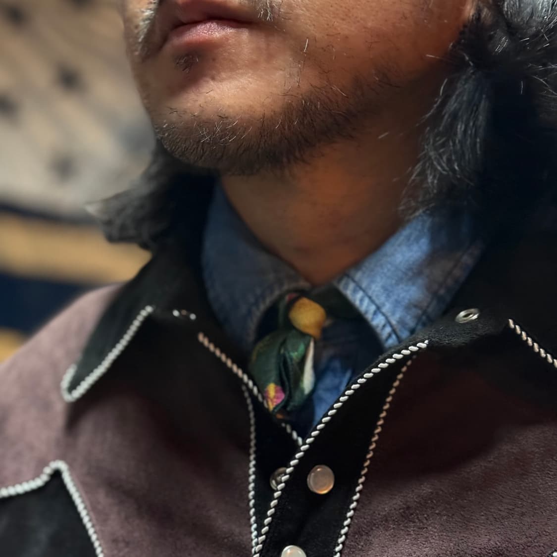 볼지 브라더스 웨스턴 피치 스킨 셔츠 자켓 M 상품이미지9