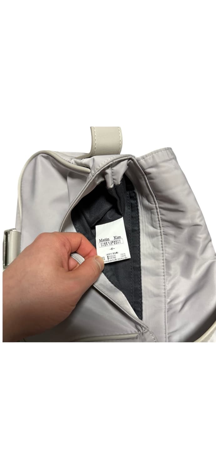 마땡킴 라이트 그레이 미니 버클백 상품이미지4