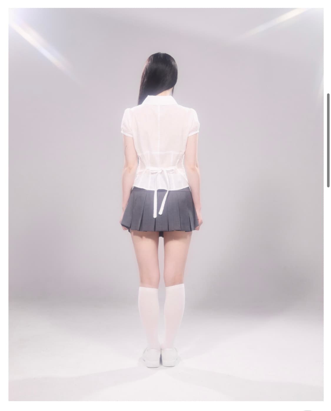 페르트 레나 블라우스 화이트 M 상품이미지4