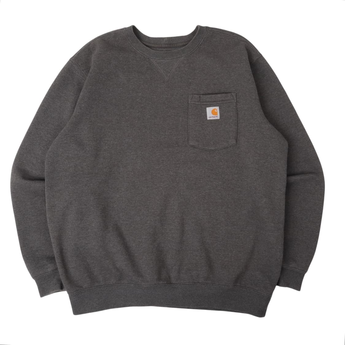 칼하트 미드웨이트 챠콜 오리지널핏 스웻셔츠 상품이미지1