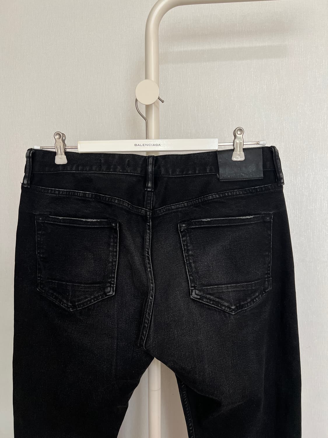 올세인츠 블랙 데님 팬츠 (33) 상품이미지3