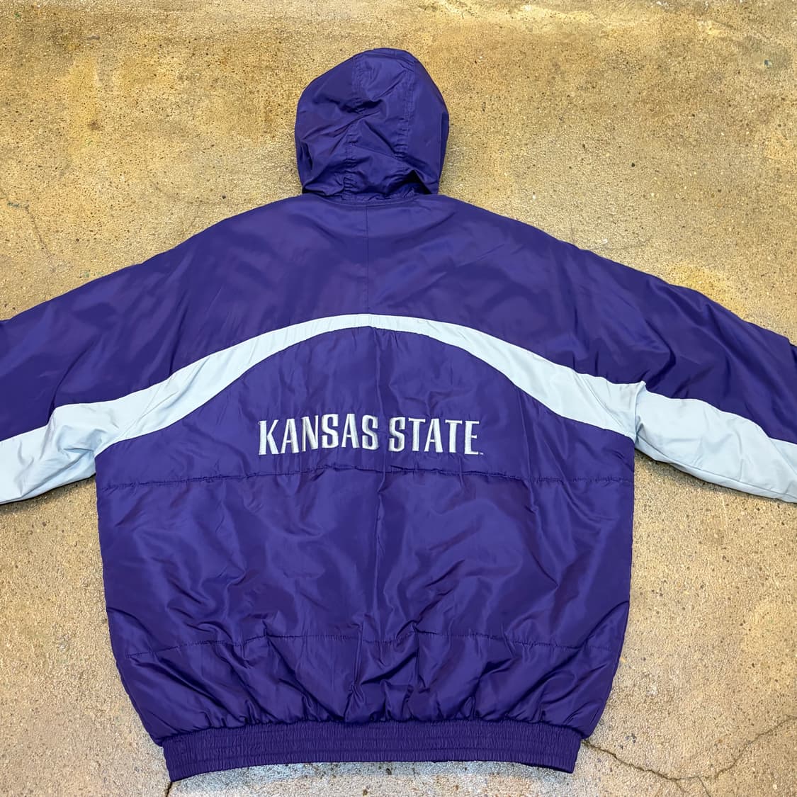 레어 90s 미국 빈티지 나이키 캔자스 패딩점퍼 상품이미지8