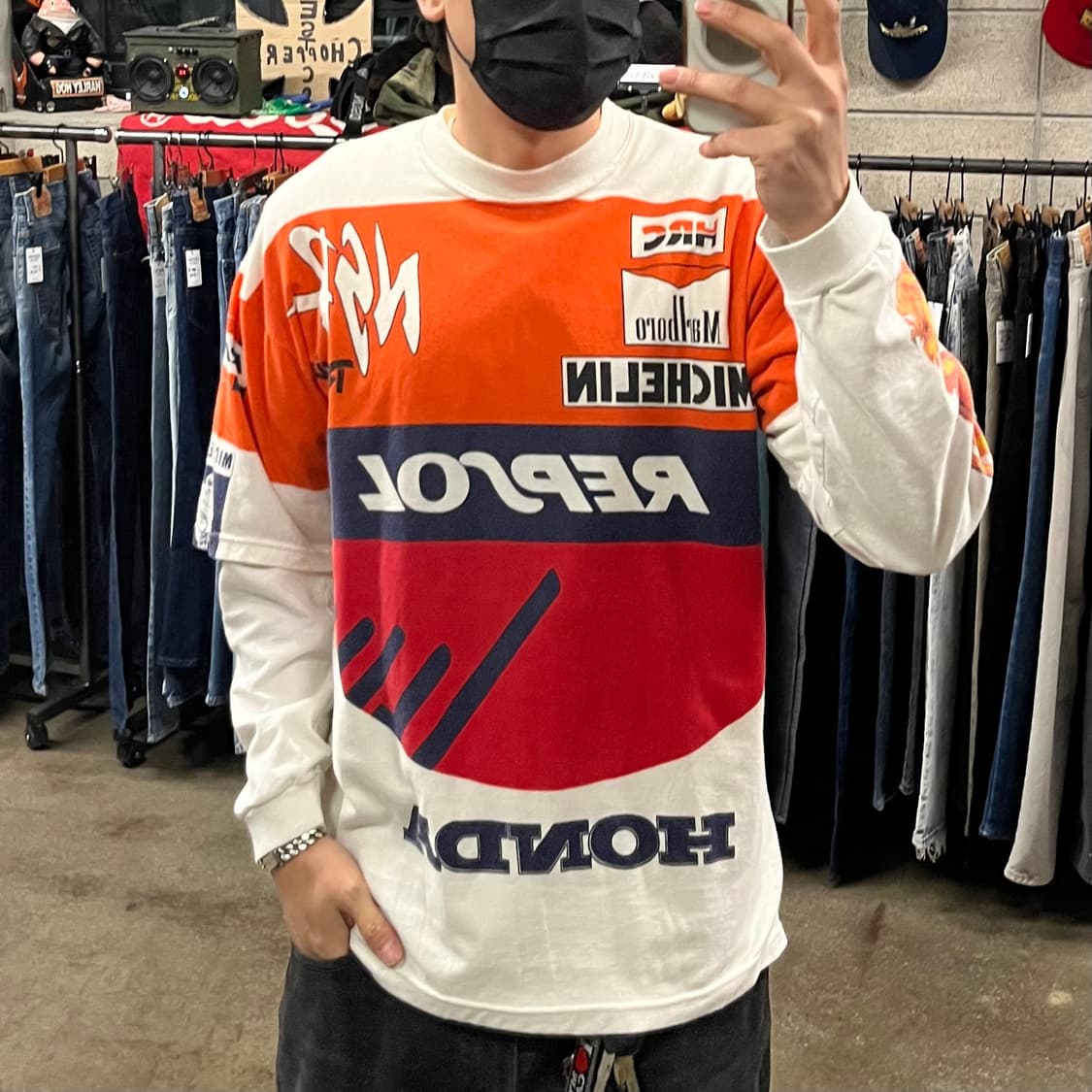 00s 혼다 렙솔 레이싱 티셔츠 (105) 상품이미지5