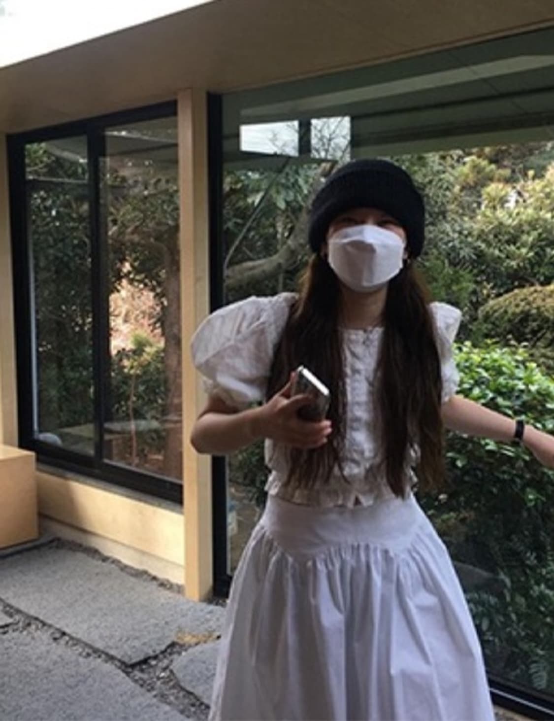 프레클 메이드 코르셋 스커트 화이트 상품이미지1