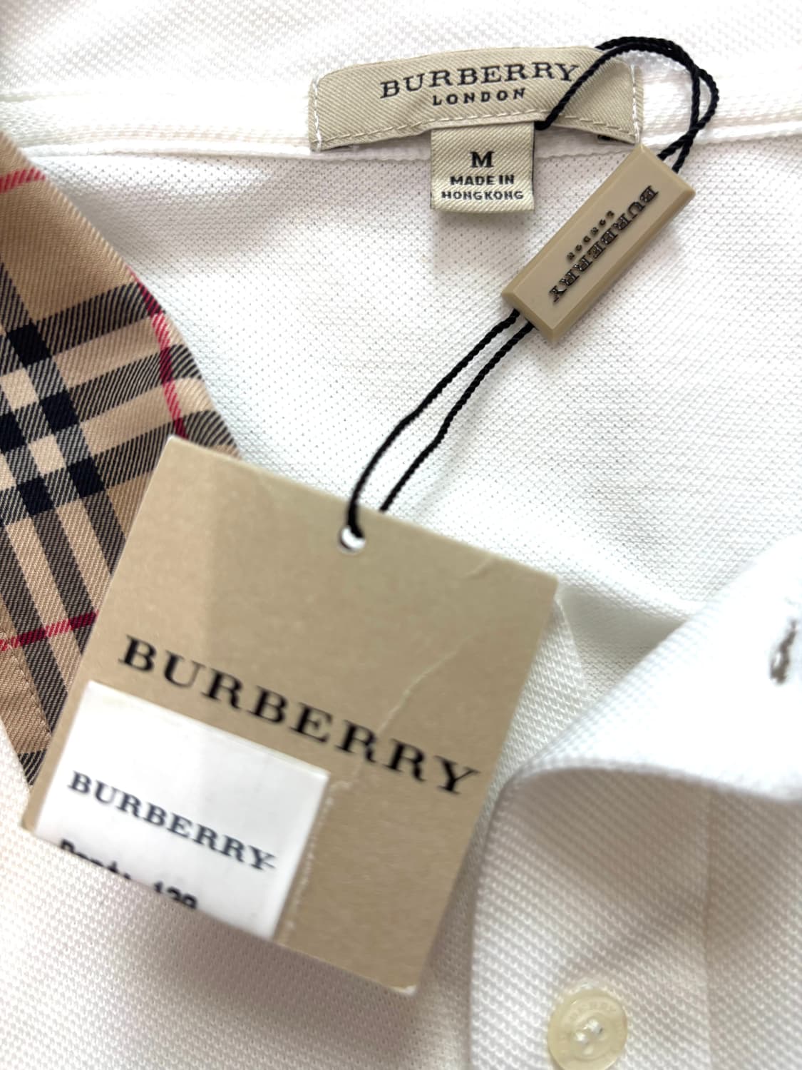 BURBERRY LONDON 노바체크 칼라 피케 반팔셔츠 상품이미지5