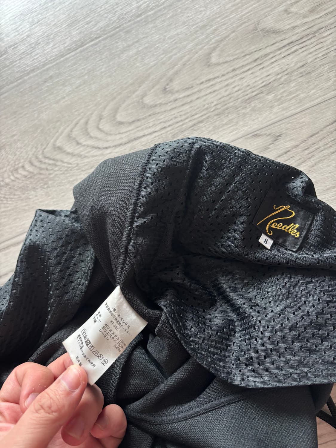 [s] 니들스 트랙팬츠 스트레이트핏 블랙 브라운 상품이미지4