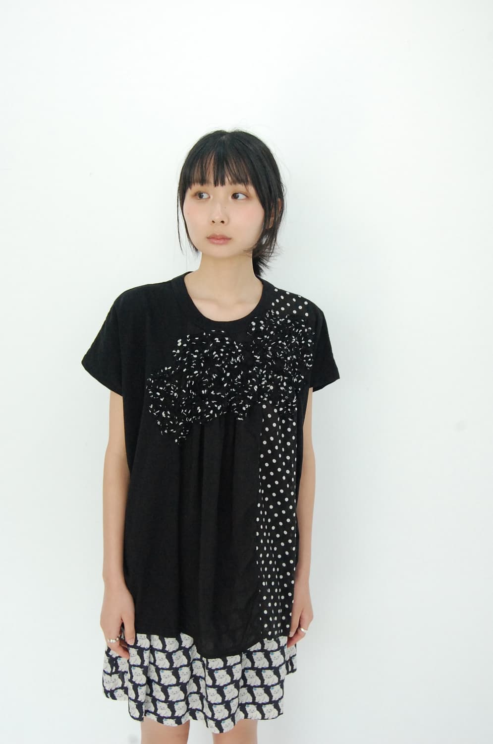 Zucca dot flower top 상품이미지2