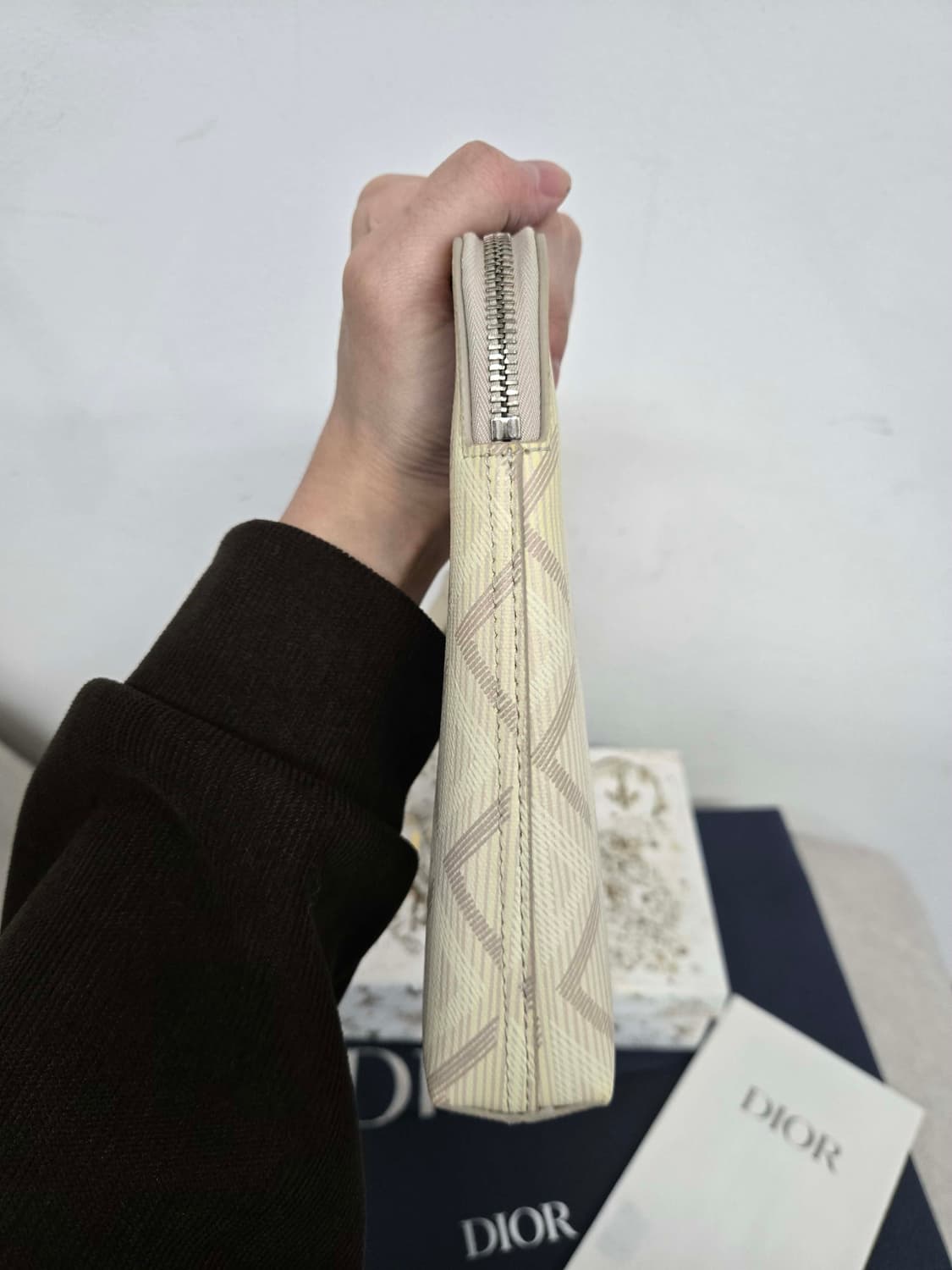 [보증서 정품] 디올 다이아몬드 클러치백 상품이미지4