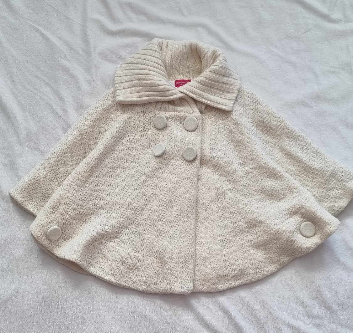 빈티지 모리걸 하구미 갸루 니트 케이프 망토 상품이미지1