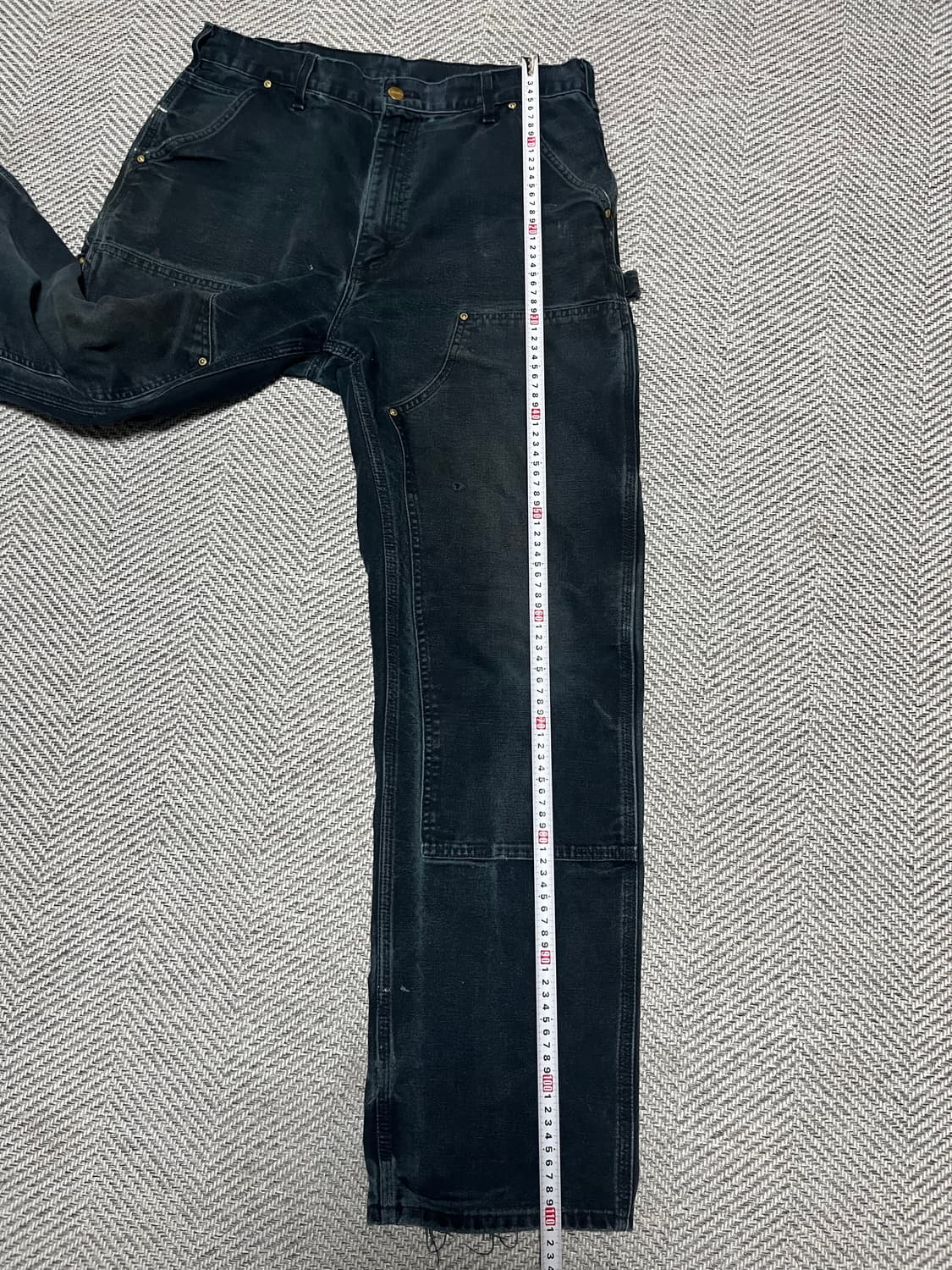 칼하트 더블니 B01 blk 34x34 상품이미지8