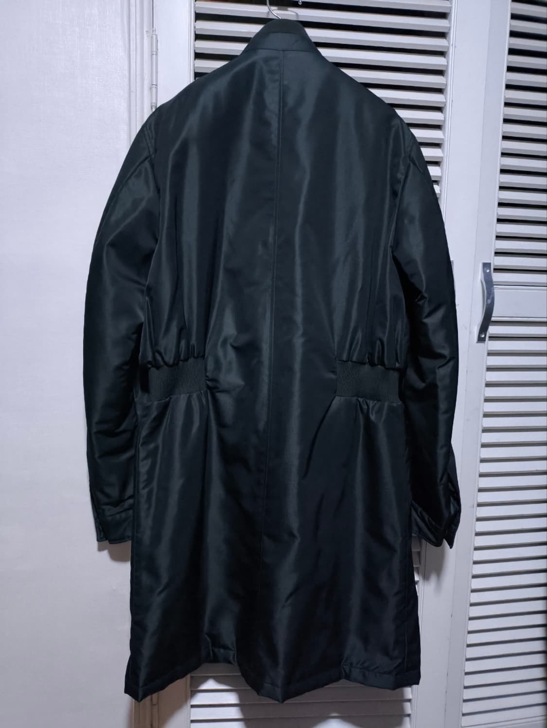 50 질샌더 riri 지퍼 다크그린 롱자켓 상품이미지7