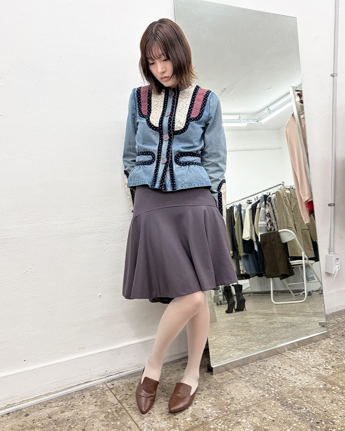 마크 제이콥스 패널 플레어 스커트 상품이미지6