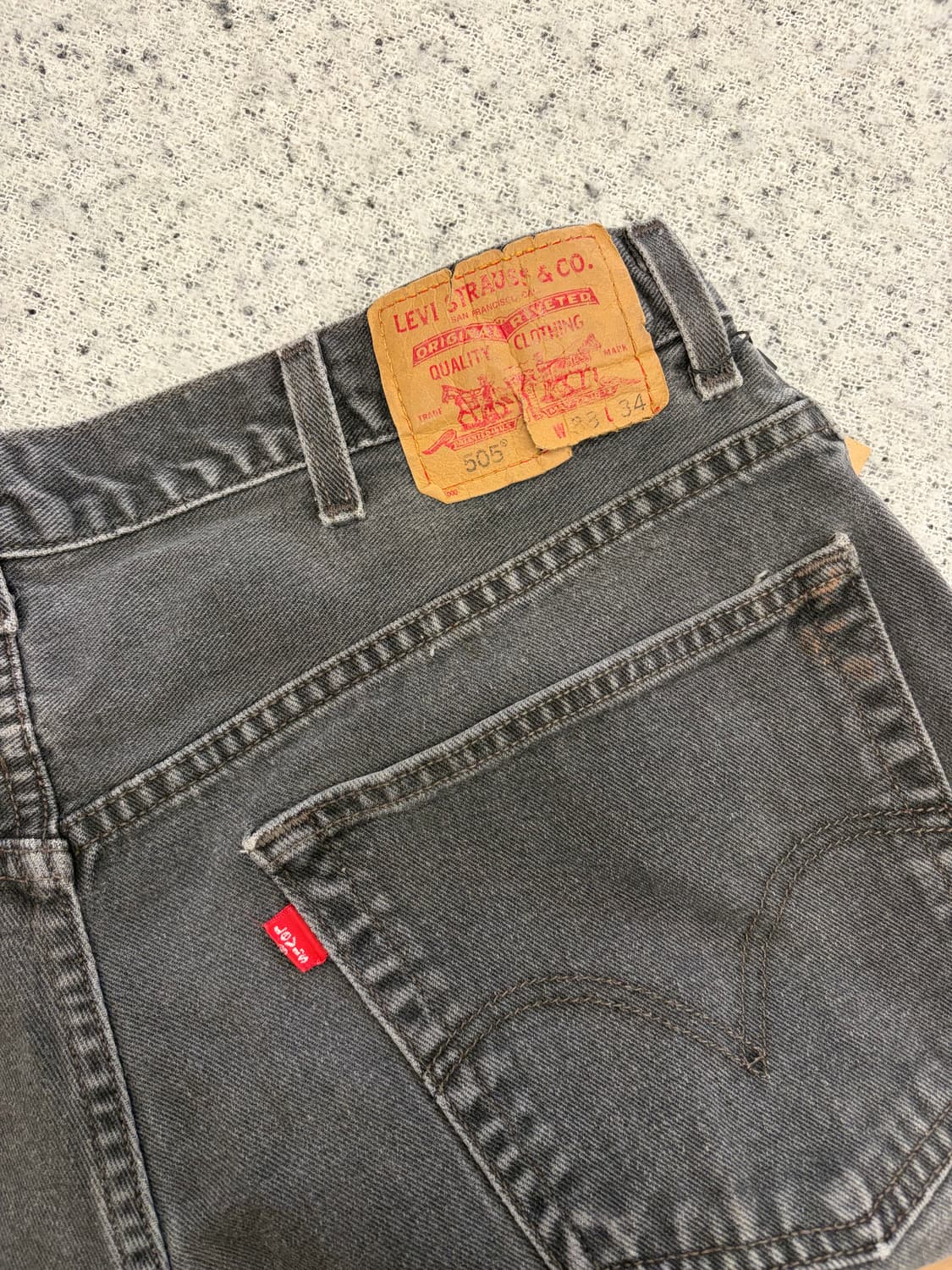 N177. 리바이스505 흑청 블랙 팬츠 상품이미지1