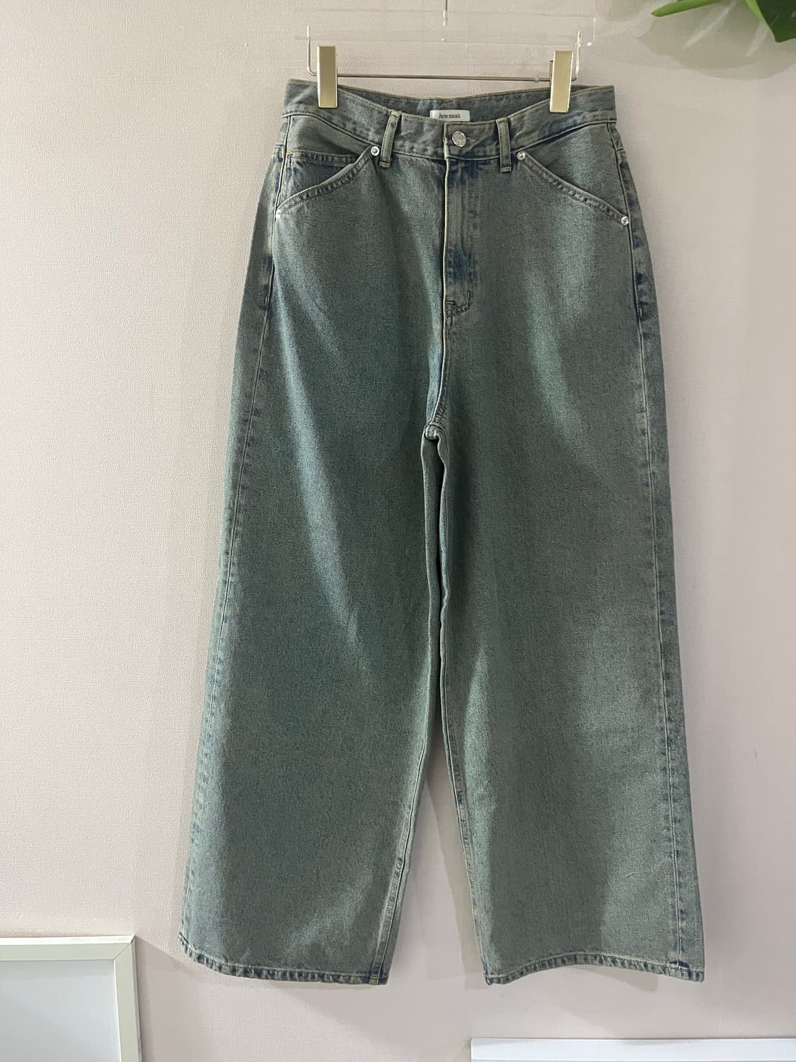 아비에무아 Aviemuah 오블리크 빈티지와이드진(3size) 상품이미지6