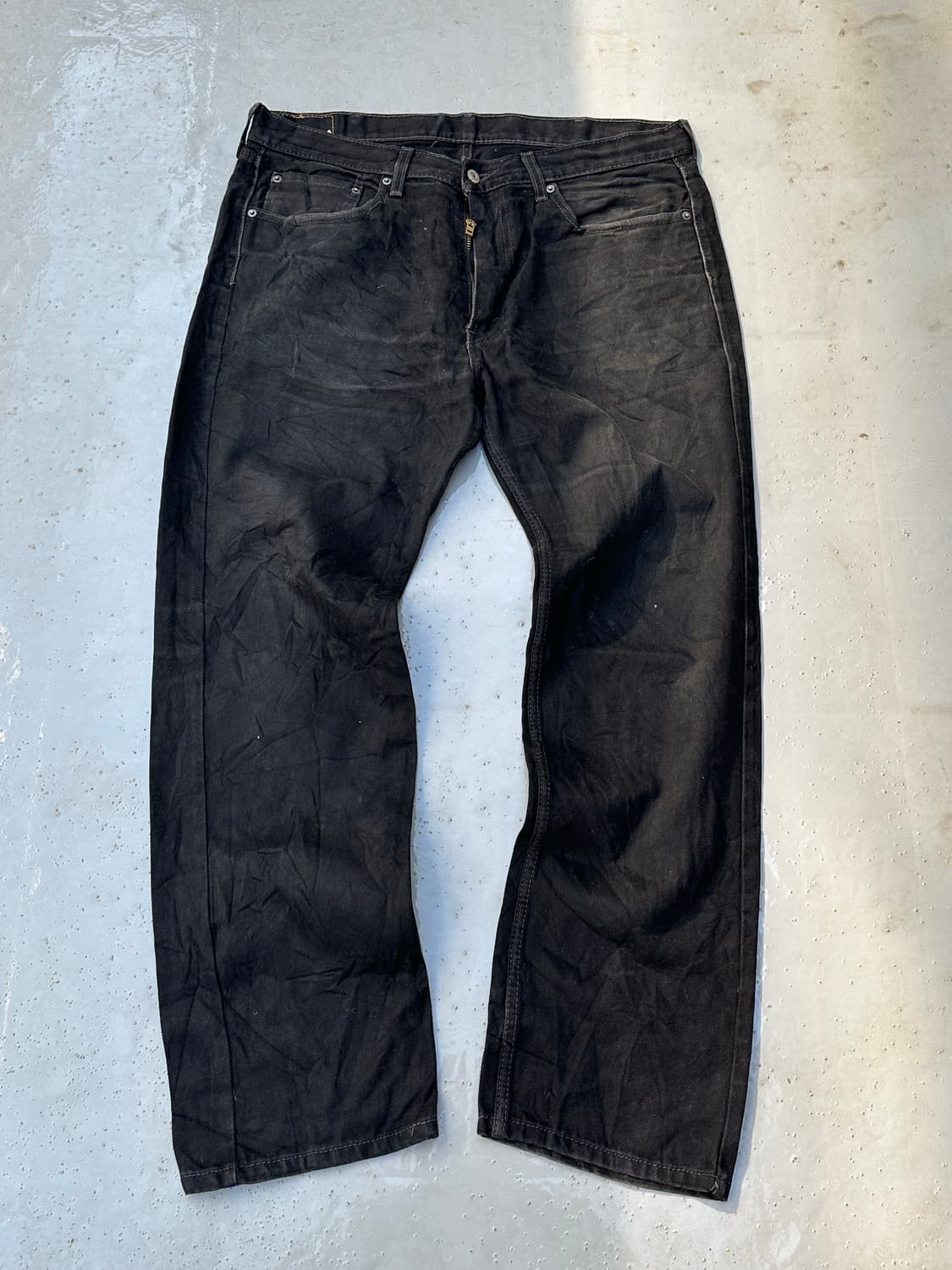 [리바이스] •Levi's 505 Black Denim 상품이미지2