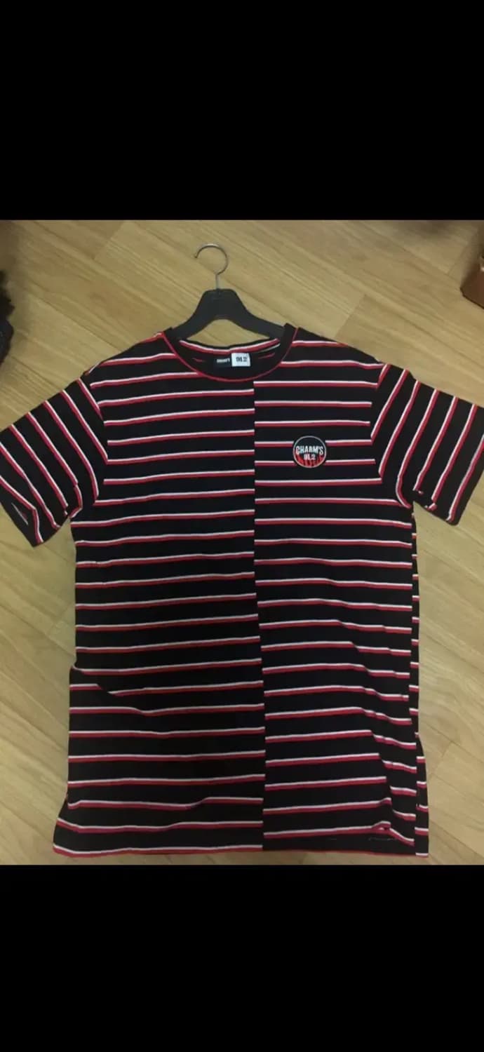 참스 스트라이프 반팔티셔츠 상품이미지2