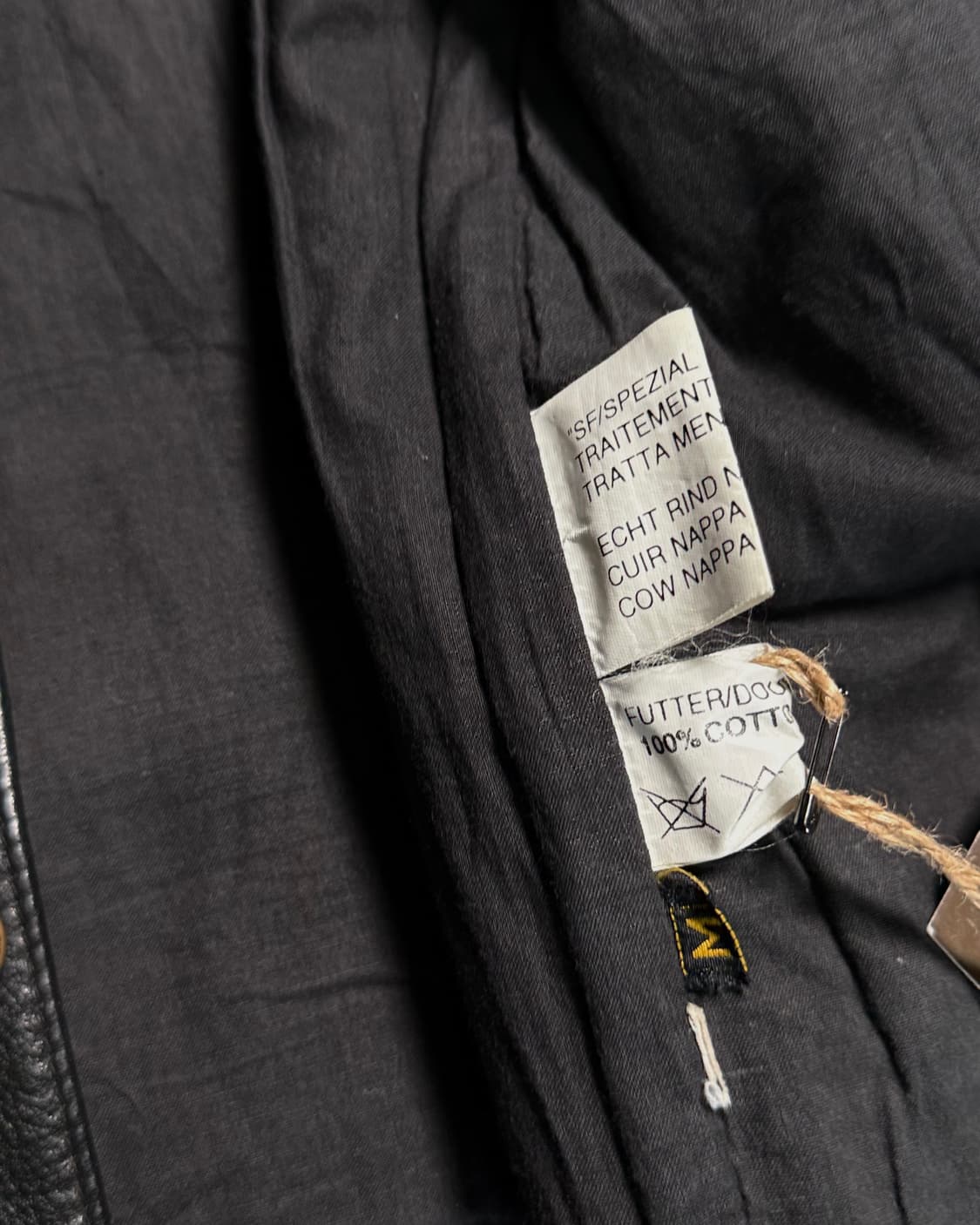 80-90‘s 유럽 빈티지 카우하이드 플라잉 베스트 M 상품이미지4