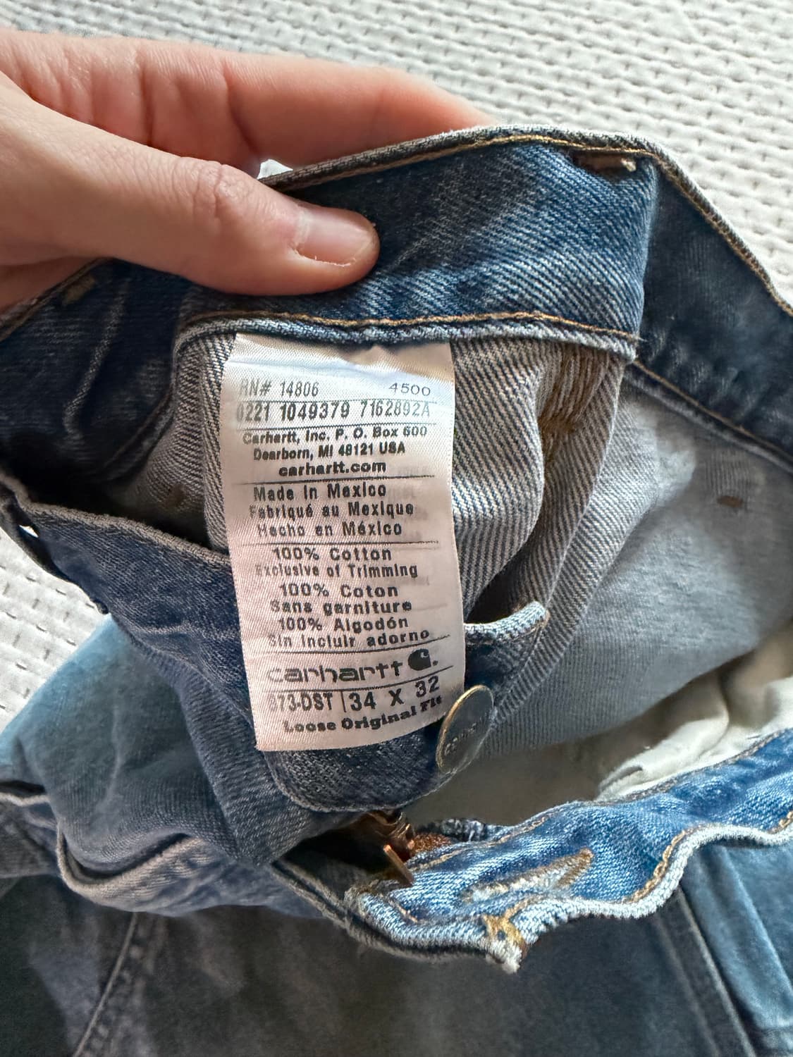 [34] 칼하트 더블니 워크팬츠 b73 상품이미지4